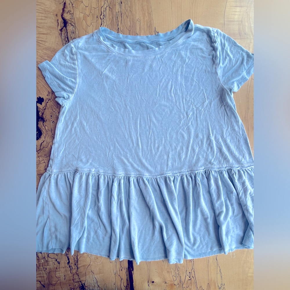 Mossimo Light Blue Women's Top
